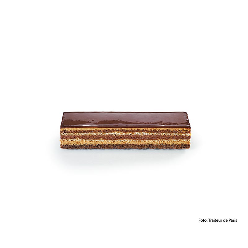 Opera - kava - badem - biskvit bar, 11x2,8x2,4 cm, Traiteur de Paris - 1,04 kg, 16 x 65 g - Karton