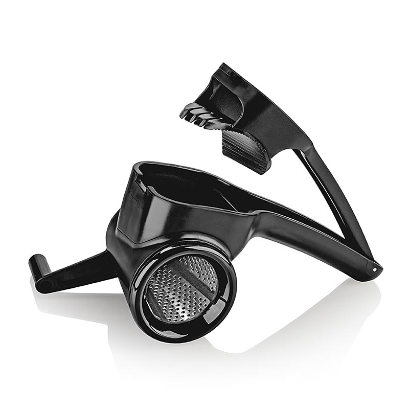 Ralador giratorio Microplane, preto (ralador de queijo com manivela) (39004E) - 1 peca - caixa