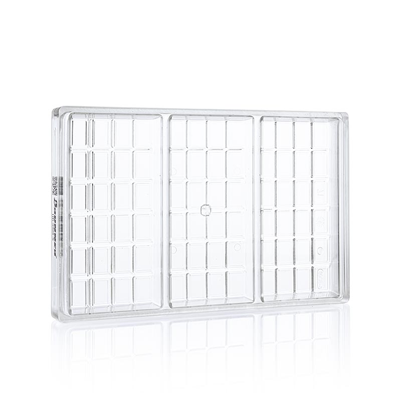 Chokladform for en bar, 161x78x15mm, 3-delat set, for ca 200g, Brunner - 1 styck - Kartong