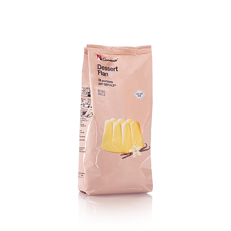 Pulver til flan og pudding, vaniljesmak, Carma - 450 g - bag