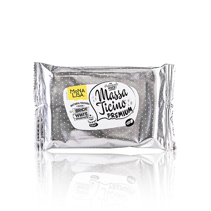 Massa Ticino pasta za ukrasavanje torti, Bride White (bijela), tropica - 250 g - torba