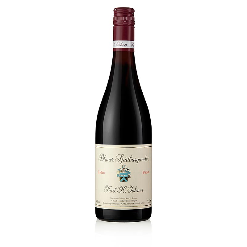 2021 Pinot Noir, Barrique QW, sec, 13% vol., Johner - 750 ml - Bouteille