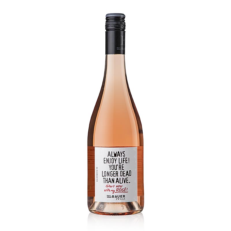 Vino rosado Always Enjoy 2025 QW, seco, 12% vol., Emil Bauer and Sons - 750 ml - Botella