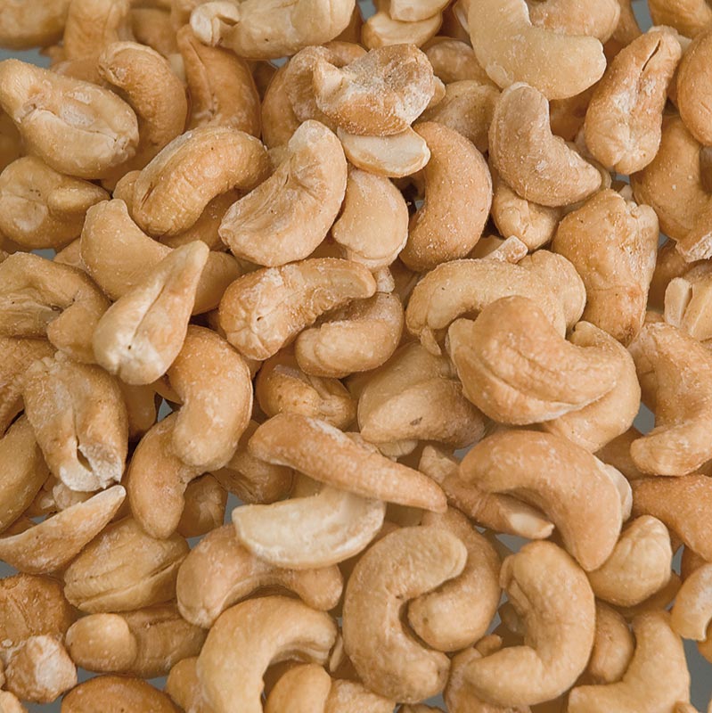 Kacang gajus dengan garam laut semula jadi - 1 kg - beg