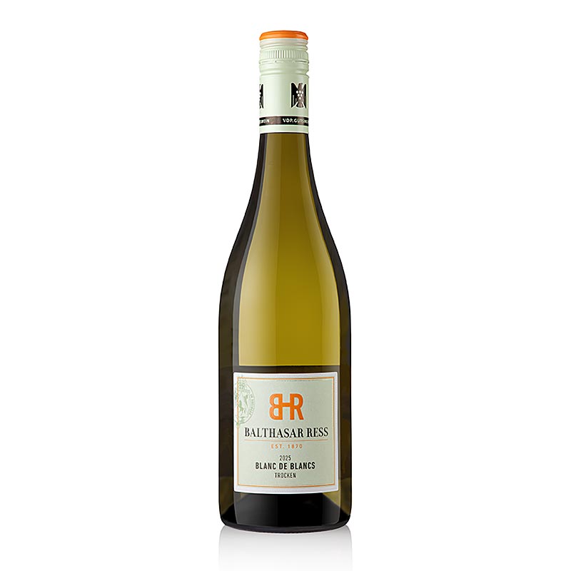 Blanc de Blanc 2025, sec, % vol., Balthasar Ress, bio et vegan - 750 ml - Bouteille