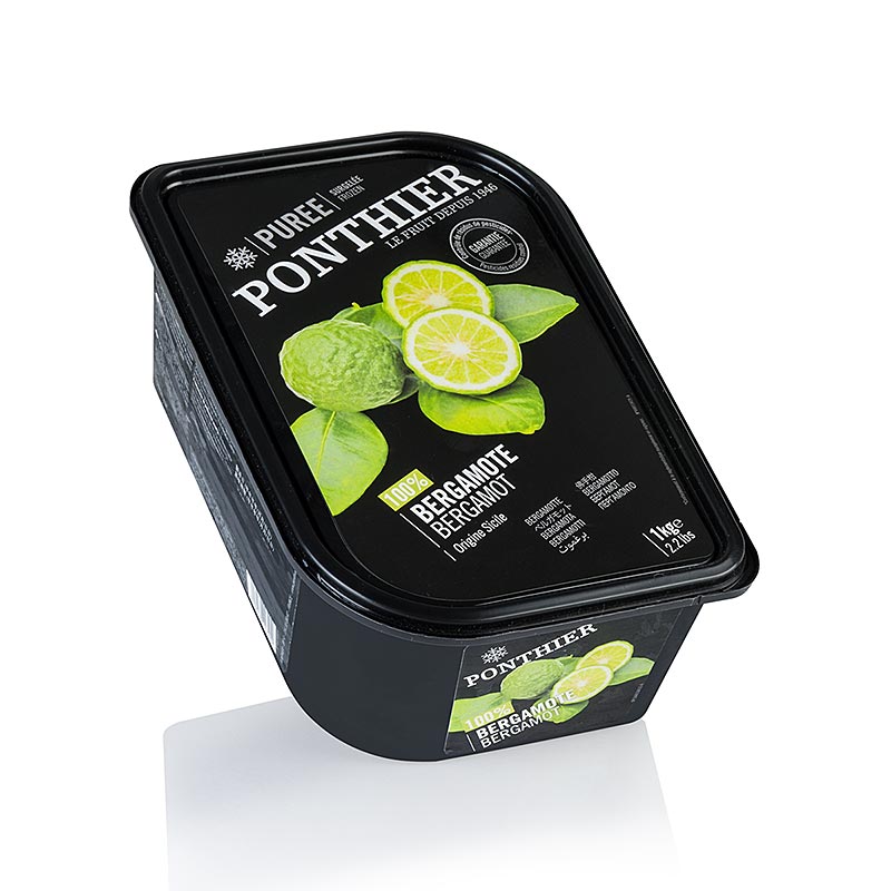 Puree Bergamot, 100% fruit, unsweetened, Ponthier - 1 kg - Pe-shell