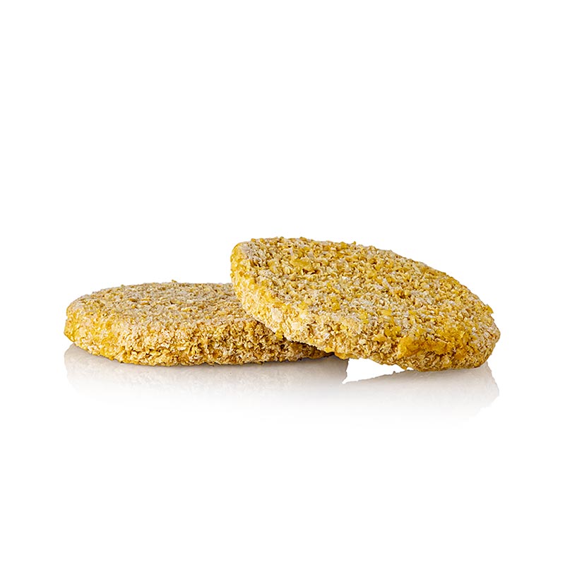 planted.burger Crispy, Patties mit Panade (vegan) - 1,26 kg, 14 x 90g - Beutel