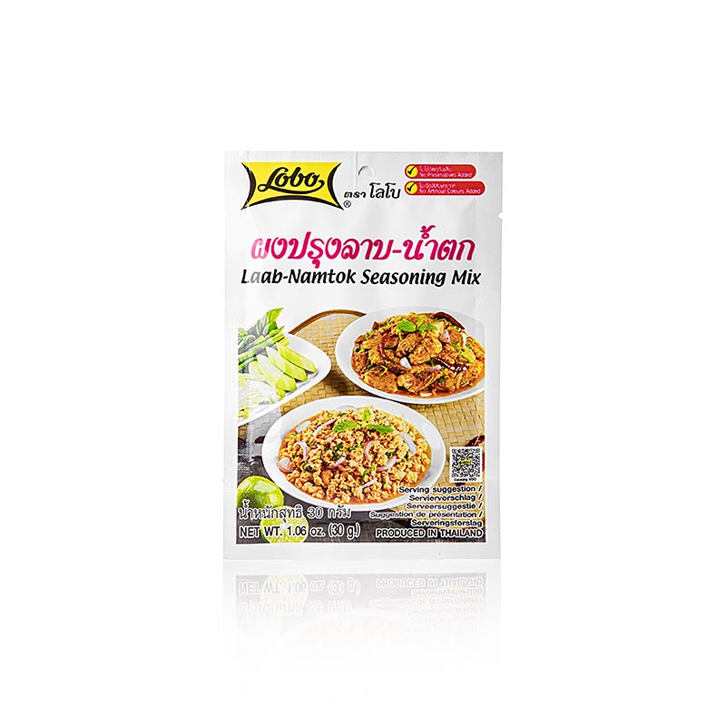 Laab Namtok, mistura de especiarias tailandesas, LOBO - 30 g - bolsa