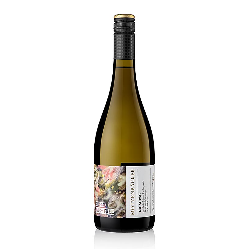 Valitse Riesling ALK - ILMAINEN, alkoholiton viini, Motzenbacker, LUOMU - 750 ml - Pullo