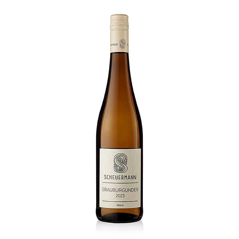 2023 Pinot Gris QW, toer, 12% vol, Scheuermann, oekologisk - 750 ml - Flaske