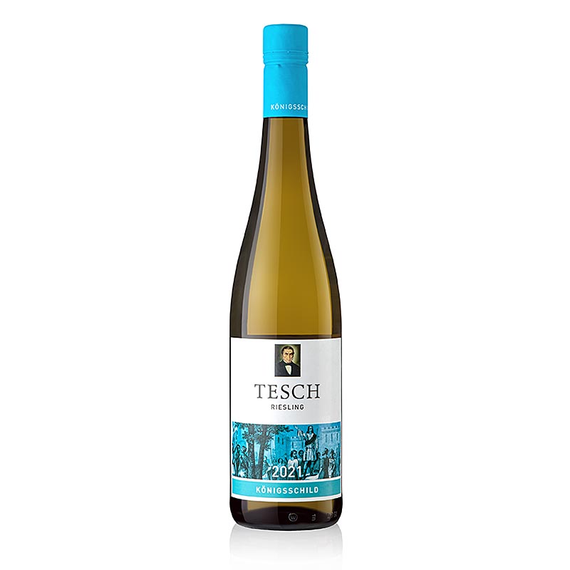 2021 Konigsschild Riesling, kering, 12.5% vol., Tesch (kapsul biru) - 750 ml - Botol