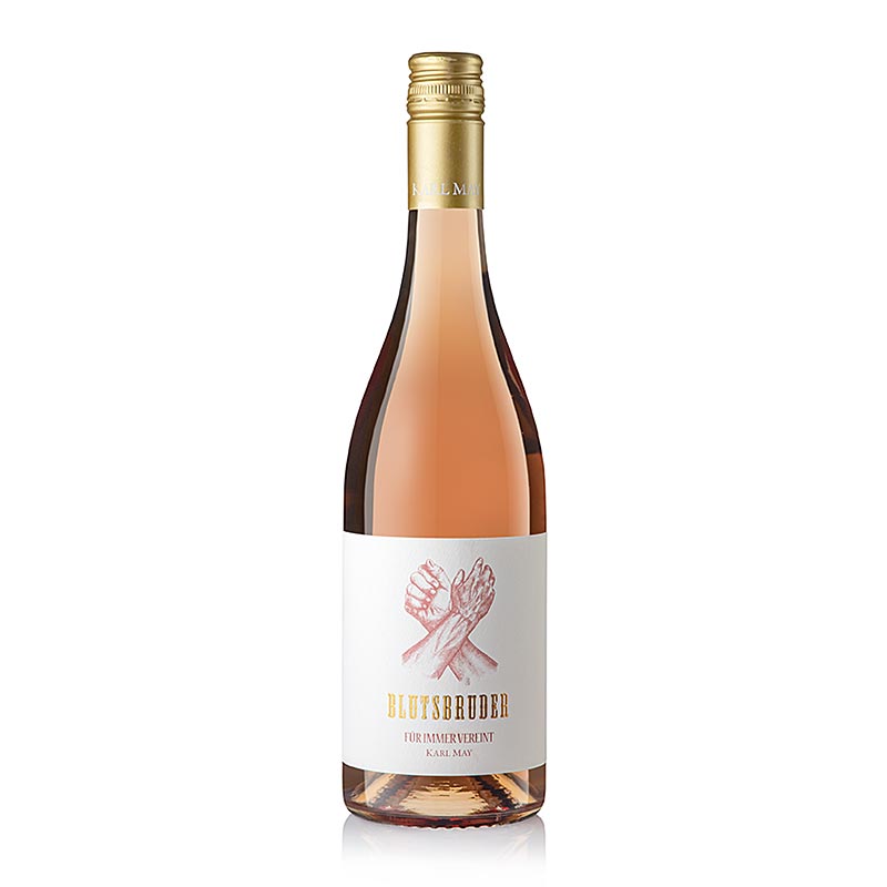 2024 BlutsbruderROSEwein QW, dry, 11.5% vol., Karl May, organic - 750 ml - Butelka