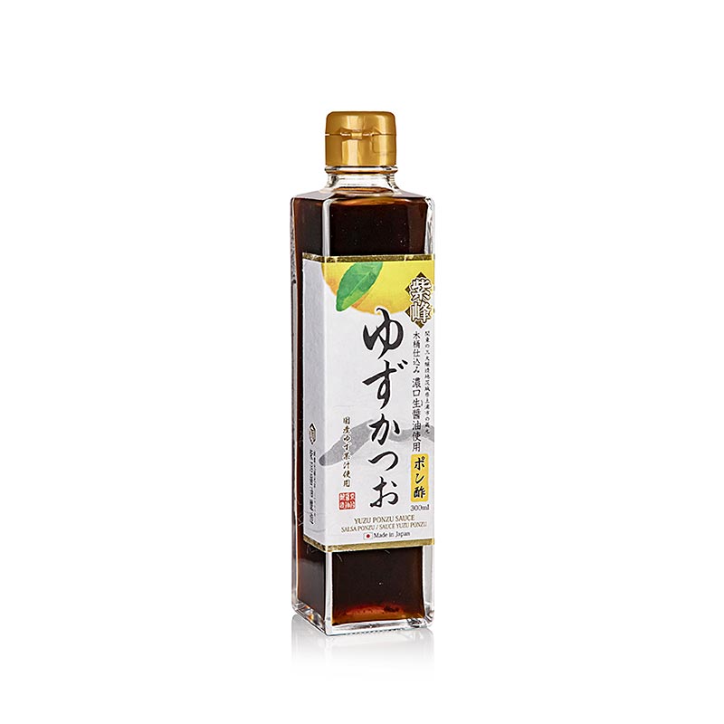Yuzu Ponzu sosa medh Katsuobushi, Shibanuma, Japan - 300 ml - Flaska