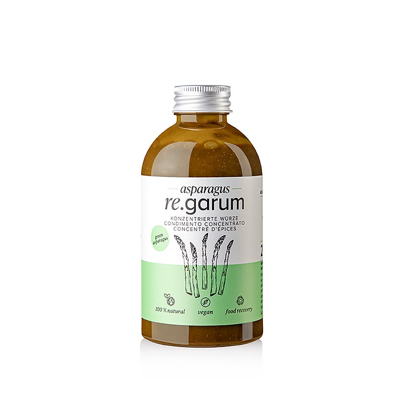 re.garum? Szparagi, skoncentrowana przyprawa - 250 ml - Butelka PE