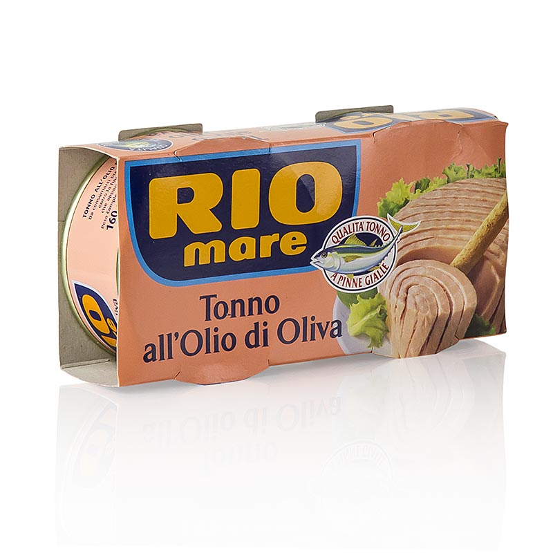 Filets de thon, à l`huile d`olive, Rio Mare - 320g, 2 x 160g - boîte