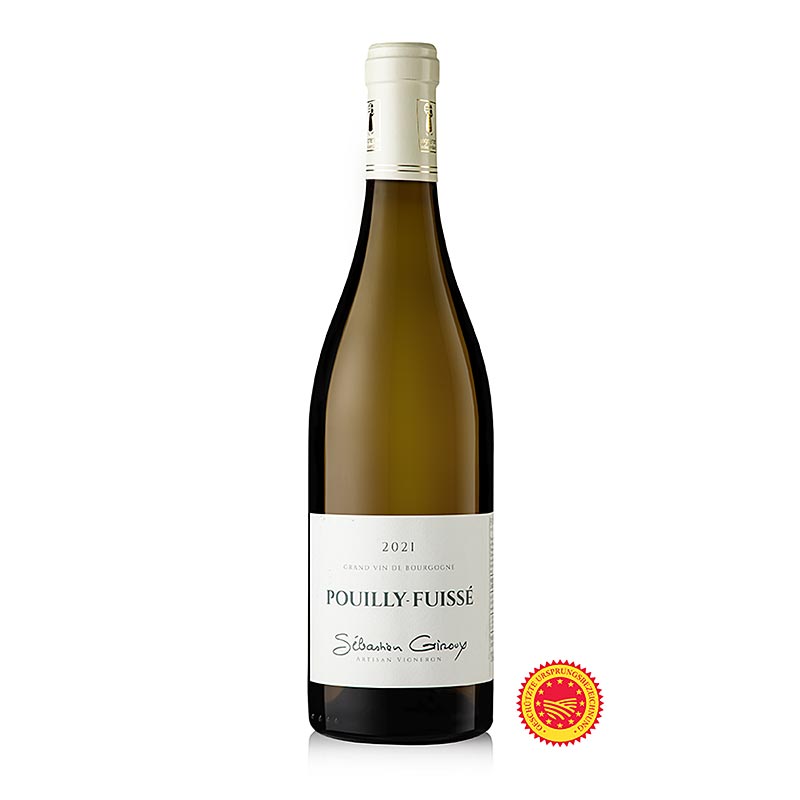 2021 Pouilly Fuisse AOP beyaz sarap, sek, %13 hacim, Domaine de Giroux - 750 ml - Sise