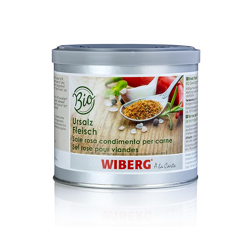 Sel de viande WIBERG Original, sel d`assaisonnement biologique - 320 g - boîte arôme