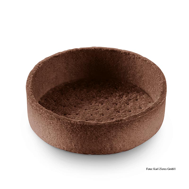 Filigrano Choco Dessert Tartlets, round, o70mm, H 20mm, HUG - 2.217 kg, 96 pieces - Cardboard