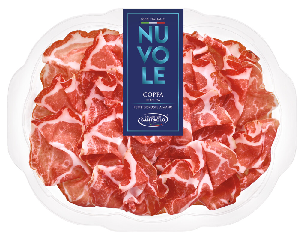 Coppa stagionata nazionale, karkowka suszona na powietrzu, wedliny, Salumificio San Paolo - 100 gramow - pakiet