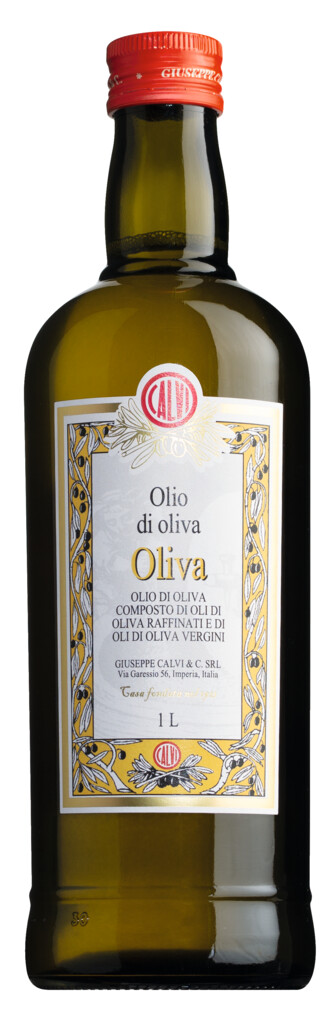 Oli d`oliva Oliva Plus, oli d`oliva elaborat amb oli d`oliva refinat i verge extra, Calvi - 1.000 ml - Ampolla