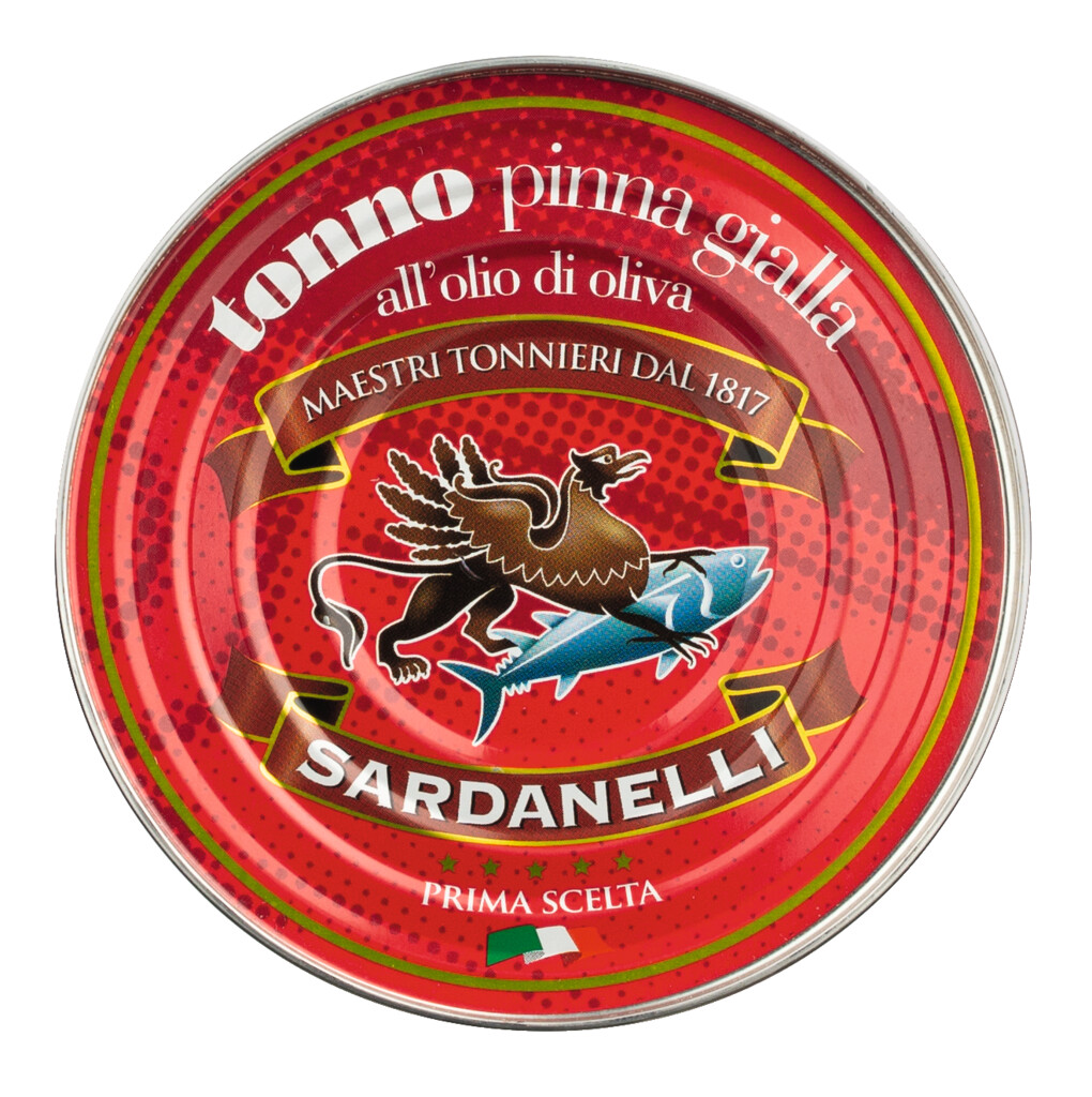 Tonno all`olio d`oliva, tunak v olivovem oleji, sardanelli - 160 g - umet Tonno all`olio d`oliva, tunak v olivovem oleji, sardanelli - 160 g - umet