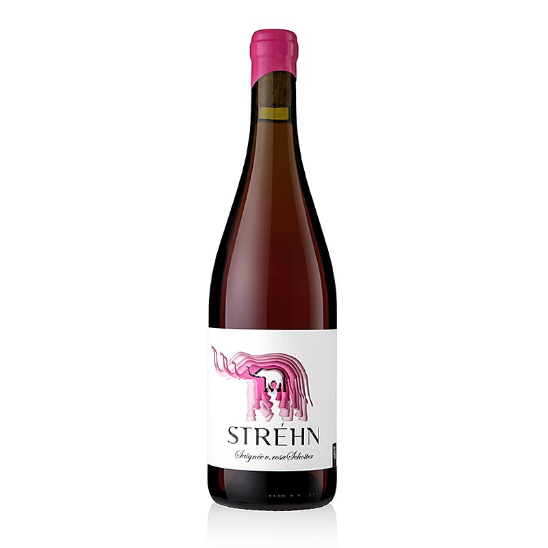 2023 Saignee roza gramoz, suh, 13,5 % vol., Strehn, organski - 750 ml - Steklenica