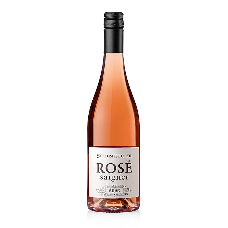 2025 Saigner Rosevin cuvee QW, toerr, 12,5 % vol., Schneider, VEGANSK - 750 ml - Flaske
