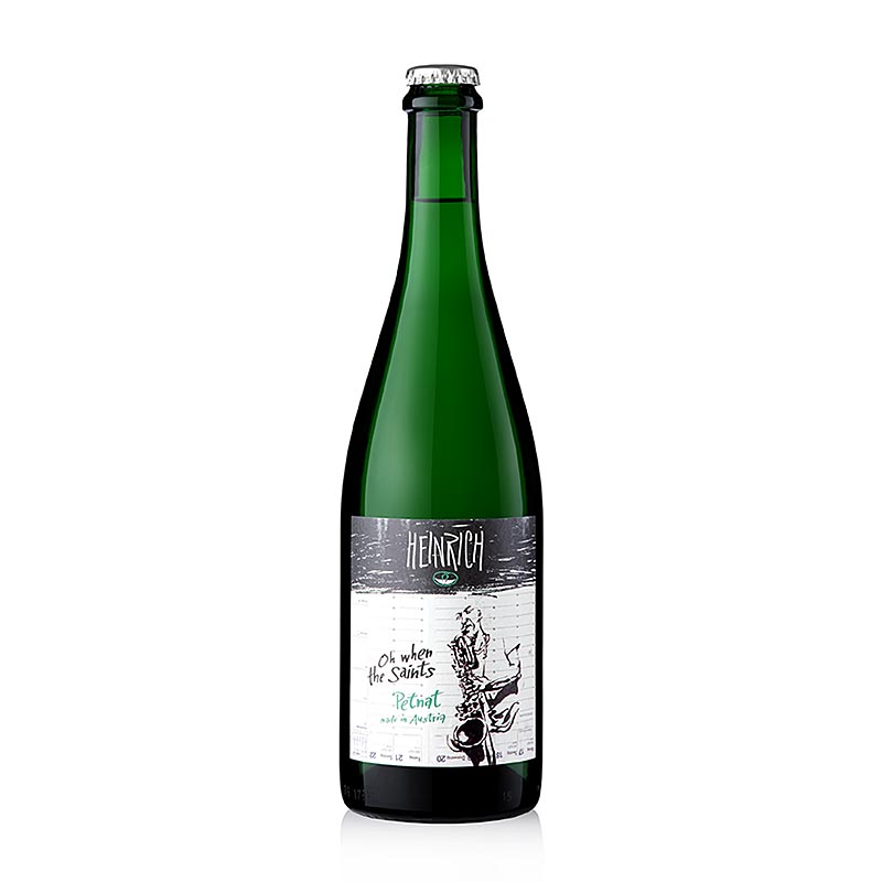 2023 Pet Nat Saints Blanc de Noir wain berkilauan, kering, 10.5% jilid, G.Heinrich BIO - 750 ml - Botol