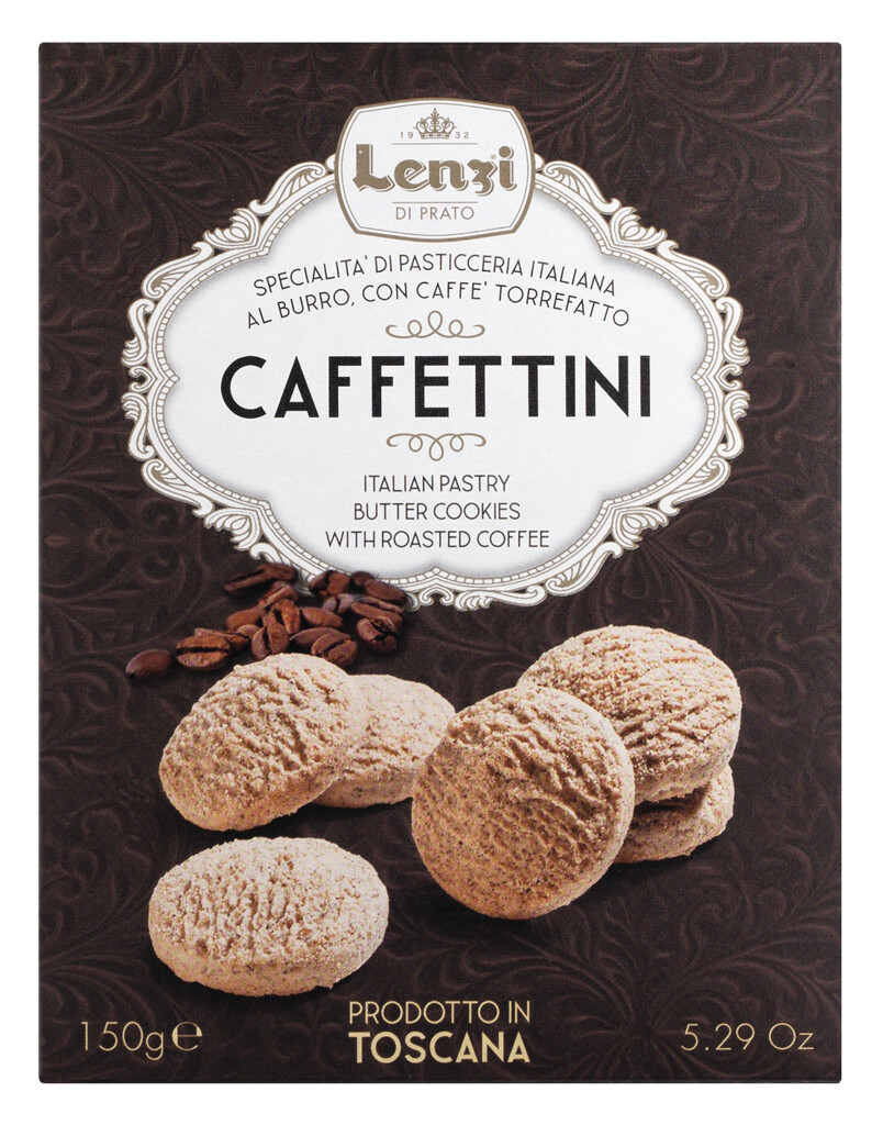 Caffettini - Pasticcini al Caffe, peciva s kavom, Lenzi - 150 g - paket