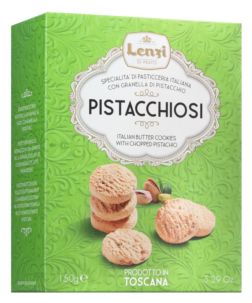Pistacchiosi - Pasticcini con Pistacchio, ciasta z pistacjami, lenzi - 150g - pakiet