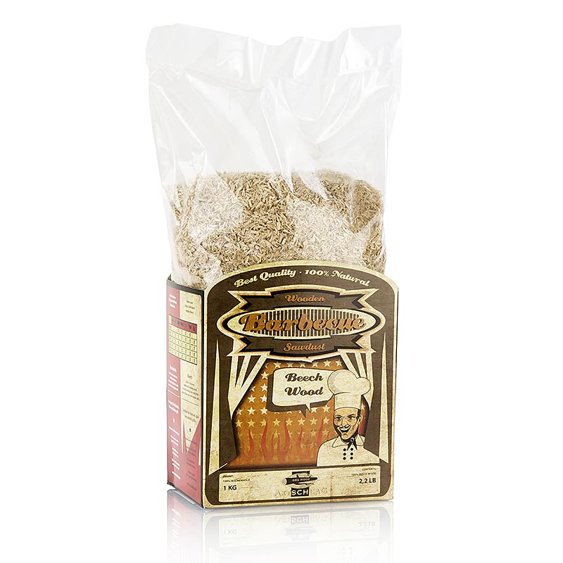 Grill BBQ - Beech wood smoking flour (Beech) - 1 kg - bag