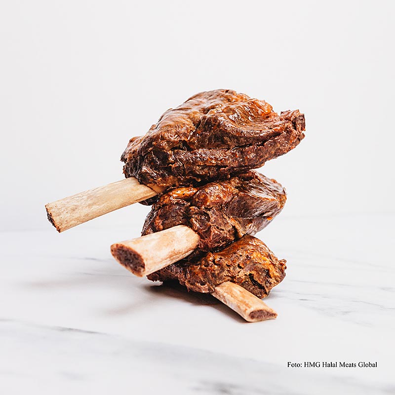 Costella curta de vedella, 1 os, precuinada al buit, halal, HMG - aprox. 350 g - buit