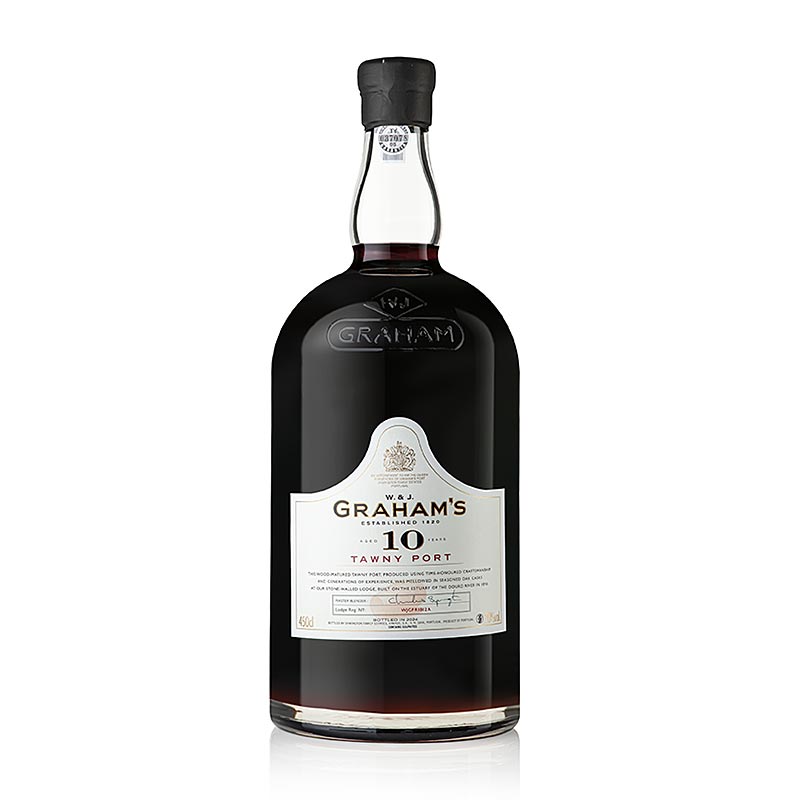 Wain Tawny Port Graham 10 Tahun, Wain Port Manis, 20% ABV, Portugal, Jeroboam - 4.5 liter - Botol