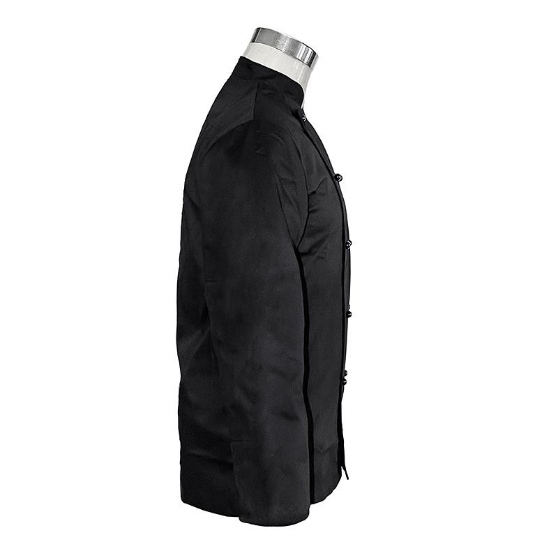 Chef jacket basic, black, size L, incl. 10 buttons, Karlowsky - 1 pc - foil