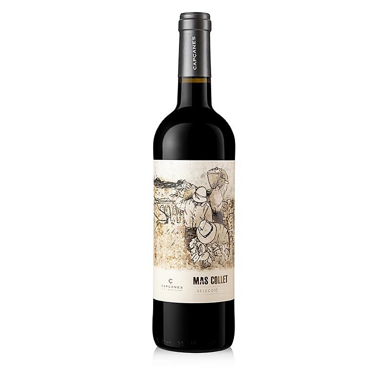 2023 Mas Collet Seleccio cervene vino DO, suche, 14,5 % obj., Capcanes, VEGAN - 750 ml - Lahev