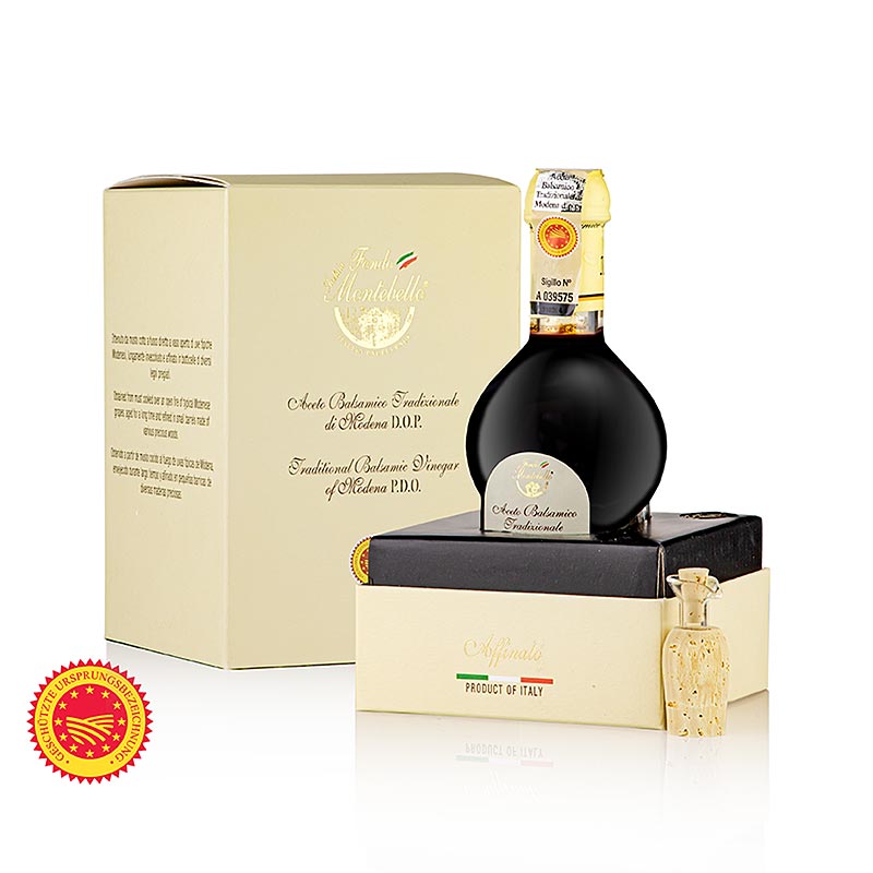 Aceto Balsamico di Modena Traditional Affinato DOP / PDO, 12 vjet. - 100 ml - Shishe