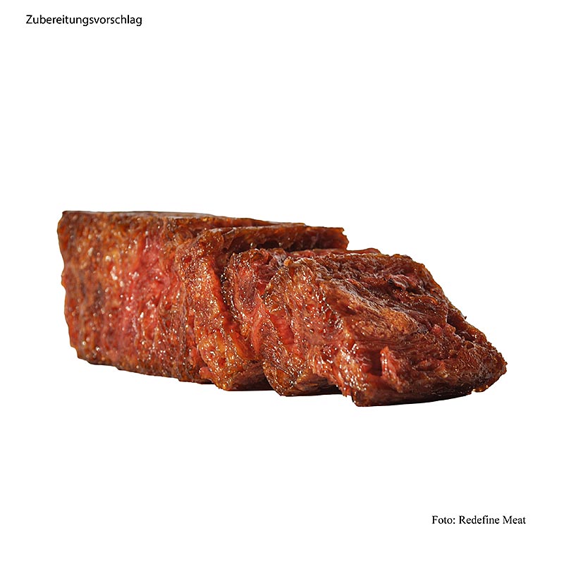 Ridefinisci la bistecca di fianco, bistecca di fianco a base vegetale, stile manzo - 200 g, 2 x 100 g - film