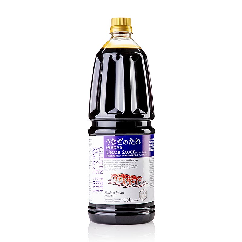 Salsa Unagi (salsa di anguilla), senza glutine, Shibanuma, Giappone - 1,8 l - bottiglia in PE