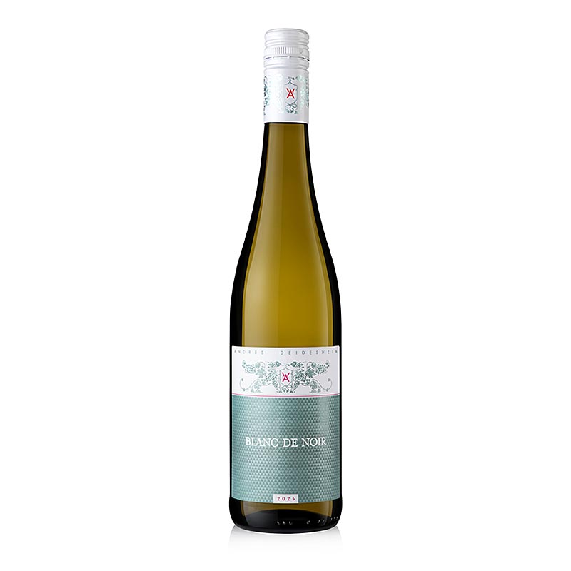 2025 Blanc de Noir QW, kering 12% vol., Andres,. ORGANIK - 750 ml - Botol