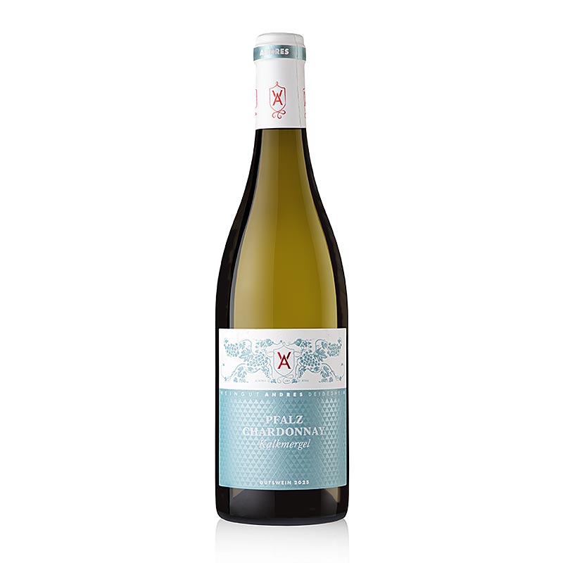2025 Chardonnay nga marla gelqerore, e thate, 12.5% vol., Andres, organike - 750 ml - Shishe