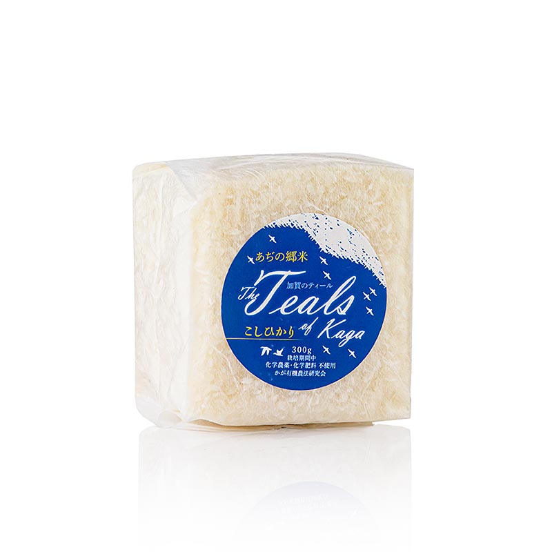 Ryza Kaga Koshihikari, kratkozrnna ryza na sushi, Japonsko - 300 g - taska