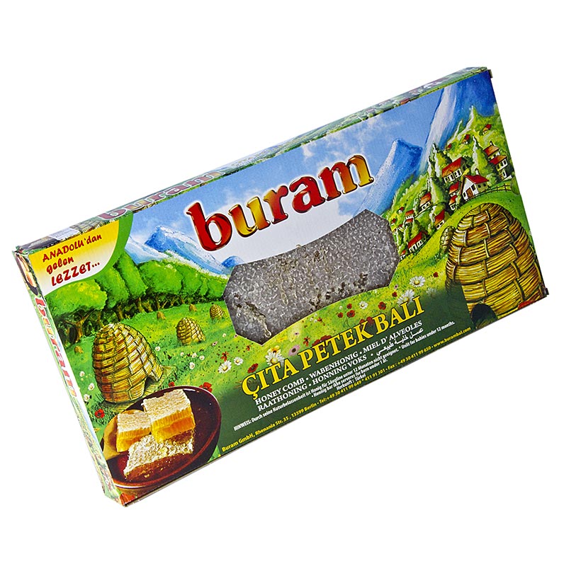 Lebah - sarang madu di dalam bingkai kayu, dari Turki - sekitar 3 kg - Kardus