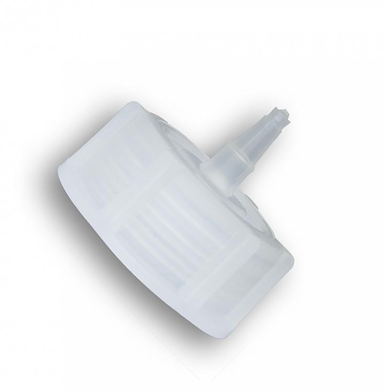 Udskiftningsdækselhætte til plastinjektionsflasker 1000 ml - 100 timer - taske