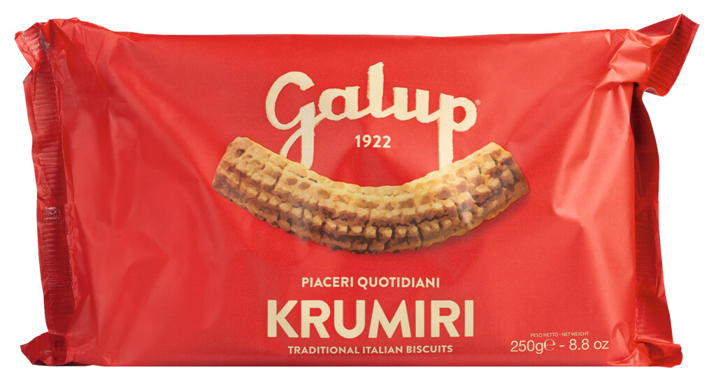 Krumiri Classici, Krumiri, Piedmontese shortbread, Galup - 250 g - pack
