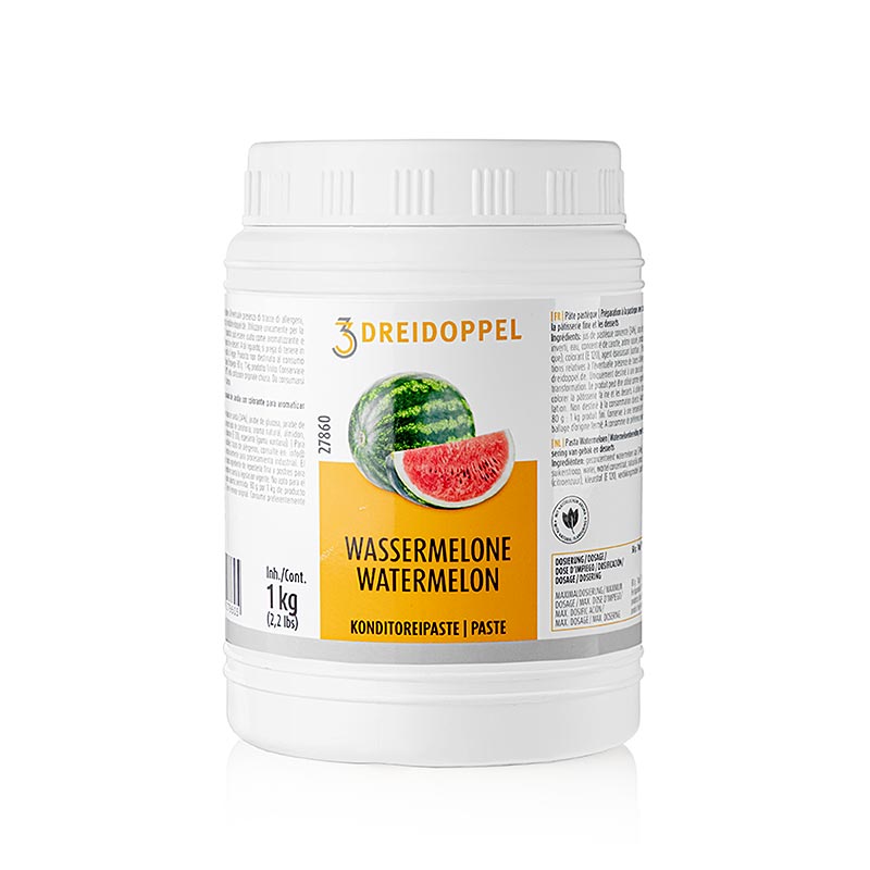 Vattenmelonpasta, 3D (27860) - 1 kg - PE-dos