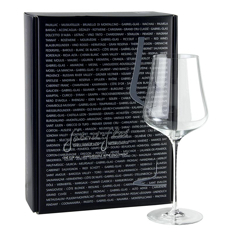 GABRIEL-GLAS© STANDARD, verres à vin, 510 ml, soufflé machine, en coffret cadeau - 2 pc - carton