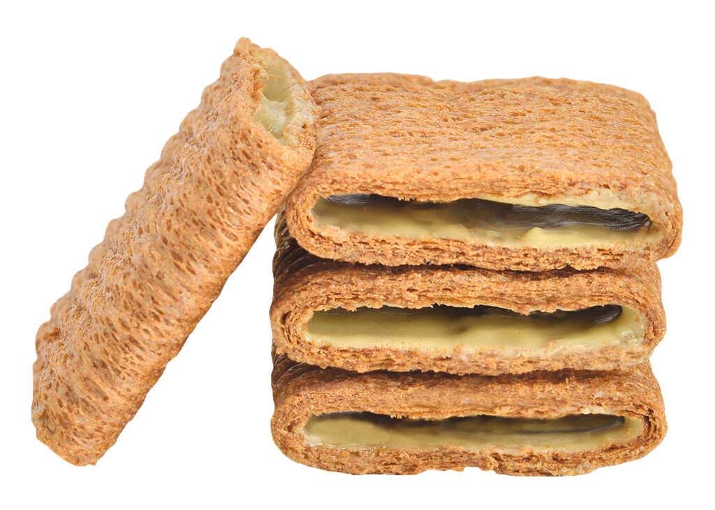 Le Meneghine Pistachio, vafel punjen kremom od pistacija, Bussy - 140 grama - Komad