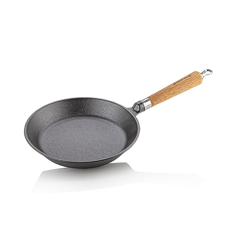 Sarten Maestro plana, Ø 25 cm, con mango de roble, Ronneby Bruk - 1 pieza - bolsa