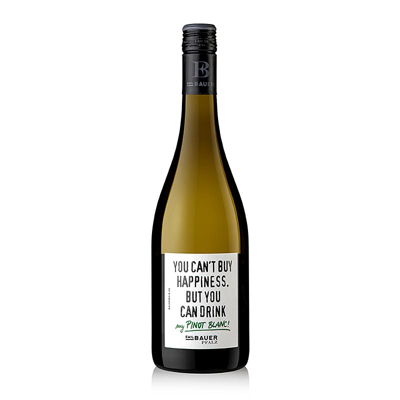 2025 Happiness Pinot Blanc QW, uscat, 12,5% vol., Emil Bauer und Sohne - 750 ml - Sticla