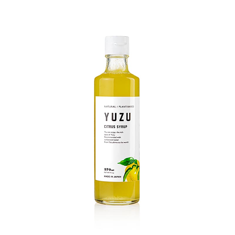 Yuzu syrup, MundJ LLC, Japan - 270 ml - Bottle